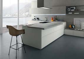 Top Cucina Laminam Oxide Perla